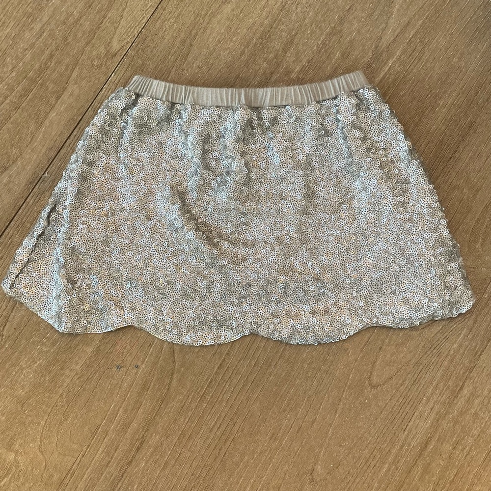 Peek sequin skirt